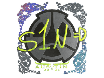 Sticker | s1n (Holo) | Austin 2025