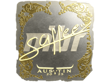 Sticker | saffee (Gold) | Austin 2025