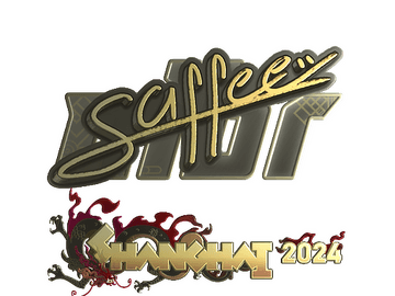 Sticker | saffee (Gold) | Shanghai 2024