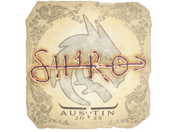 Sticker | sh1ro | Austin 2025