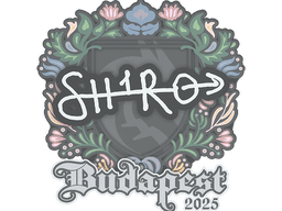 Sticker | sh1ro | Budapest 2025