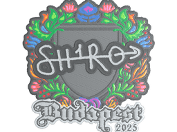 Sticker | sh1ro (Embroidered) | Budapest 2025