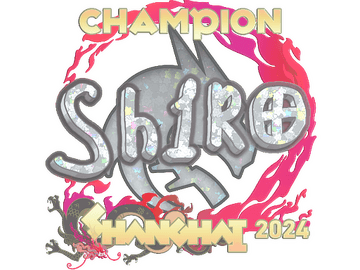 Sticker | sh1ro (Glitter, Champion) | Shanghai 2024