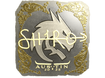 Sticker | sh1ro (Gold) | Austin 2025