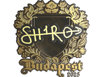 Sticker | sh1ro (Gold) | Budapest 2025