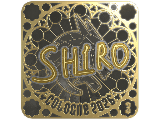 Sticker | sh1ro (Gold, Ranked) | Cologne 2026