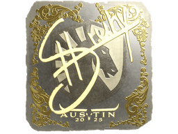 Sticker | siuhy (Gold) | Austin 2025