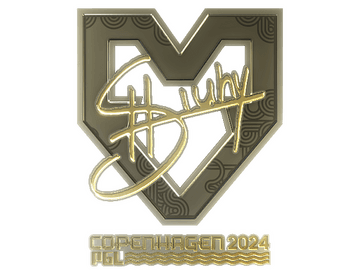 Sticker | siuhy (Gold) | Copenhagen 2024