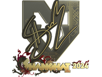 Sticker | siuhy (Gold) | Shanghai 2024