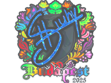 Sticker | siuhy (Holo) | Budapest 2025