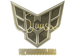 Sticker | sjuush (Gold) | Copenhagen 2024