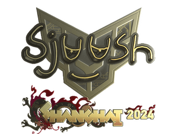 Sticker | sjuush (Gold) | Shanghai 2024