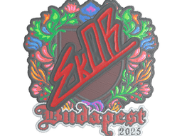 Sticker | sk0R (Embroidered) | Budapest 2025