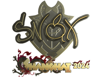 Sticker | Snax (Gold) | Shanghai 2024