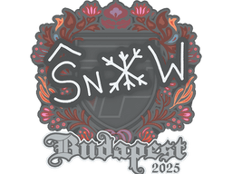 Sticker | snow | Budapest 2025