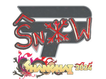 Sticker | snow (Glitter) | Shanghai 2024