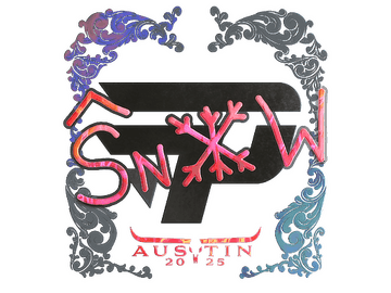 Sticker | snow (Holo) | Austin 2025