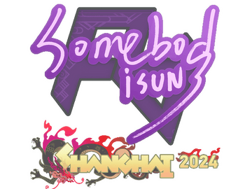 Sticker | somebody | Shanghai 2024