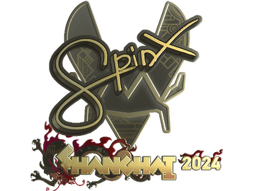 Sticker | Spinx (Gold) | Shanghai 2024