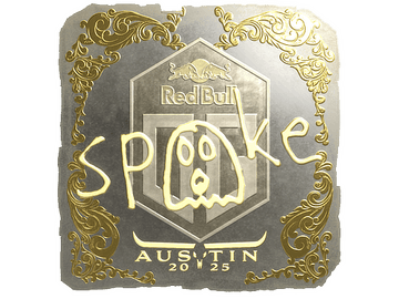 Sticker | spooke (Gold) | Austin 2025