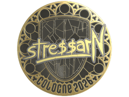 Sticker | stressarN (Gold) | Cologne 2026