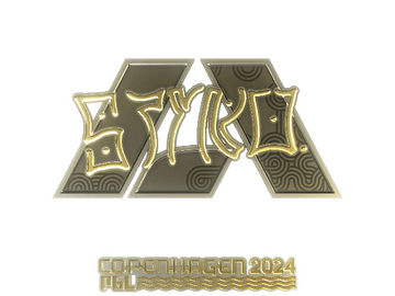 Sticker | STYKO (Gold) | Copenhagen 2024
