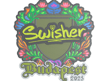 Sticker | Swisher (Embroidered) | Budapest 2025