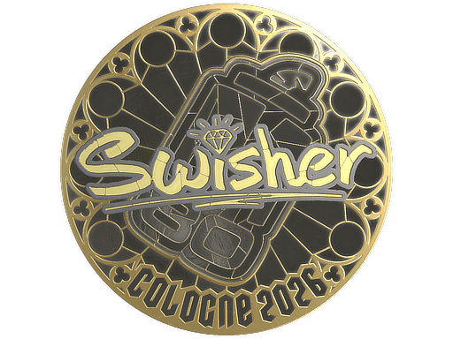 Sticker | Swisher (Gold) | Cologne 2026