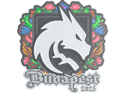 Sticker | Team Spirit (Embroidered) | Budapest 2025
