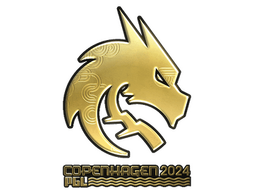 Sticker | Team Spirit (Gold) | Copenhagen 2024