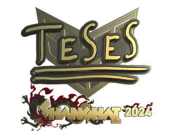 Sticker | TeSeS (Gold) | Shanghai 2024