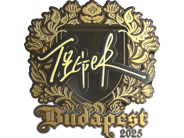 Sticker | Tiger (Gold) | Budapest 2025
