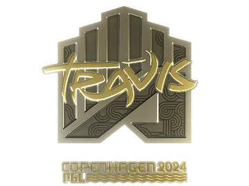 Sticker | TRAVIS (Gold) | Copenhagen 2024