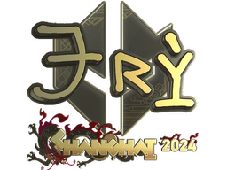 Sticker | TRY (Gold) | Shanghai 2024