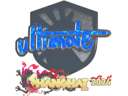 Sticker | ultimate (Glitter) | Shanghai 2024