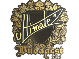Sticker | ultimate (Gold) | Budapest 2025