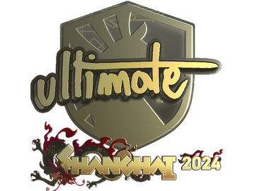 Sticker | ultimate (Gold) | Shanghai 2024