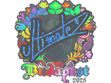 Sticker | ultimate (Holo) | Budapest 2025
