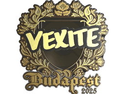 Sticker | vexite (Gold) | Budapest 2025