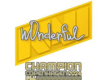 Sticker | w0nderful (Champion) | Copenhagen 2024