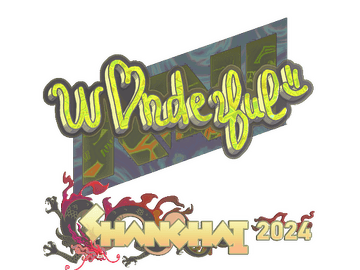 Sticker | w0nderful (Holo) | Shanghai 2024