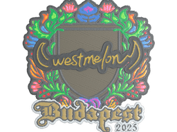 Sticker | westmelon (Embroidered) | Budapest 2025