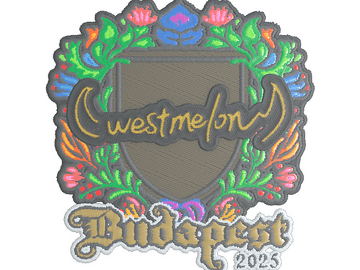 Sticker | westmelon (Embroidered) | Budapest 2025