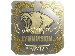 Sticker | westmelon (Gold) | Austin 2025