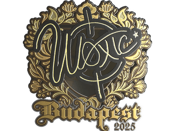 Sticker | woxic (Gold) | Budapest 2025