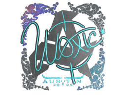 Sticker | woxic (Holo) | Austin 2025