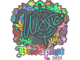 Sticker | woxic (Holo) | Budapest 2025