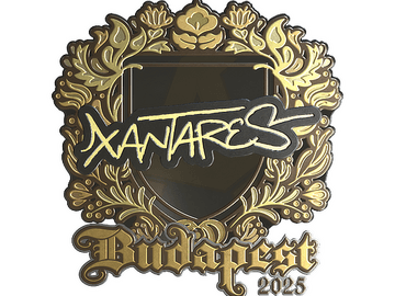 Sticker | XANTARES (Gold) | Budapest 2025