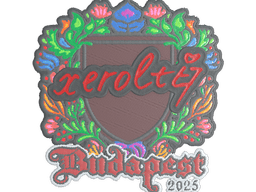 Sticker | xerolte (Embroidered) | Budapest 2025