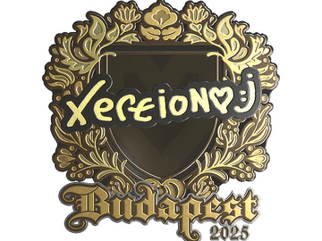 Sticker | xertioN (Gold) | Budapest 2025